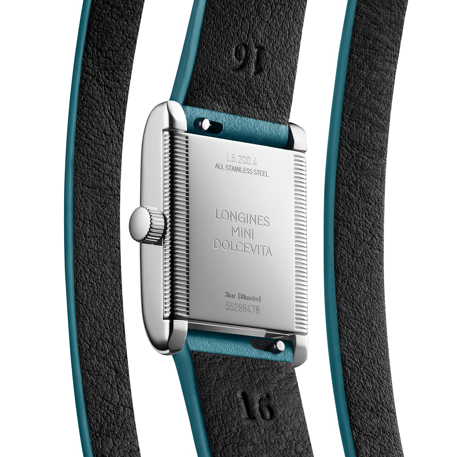 Longines Mini Dolcevita 21.5mm X 29mm Ladies Watch Green Strap