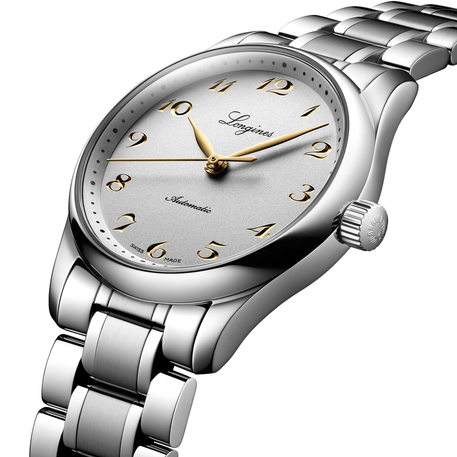 Longines Master Collection 34mm Ladies Watch Silver