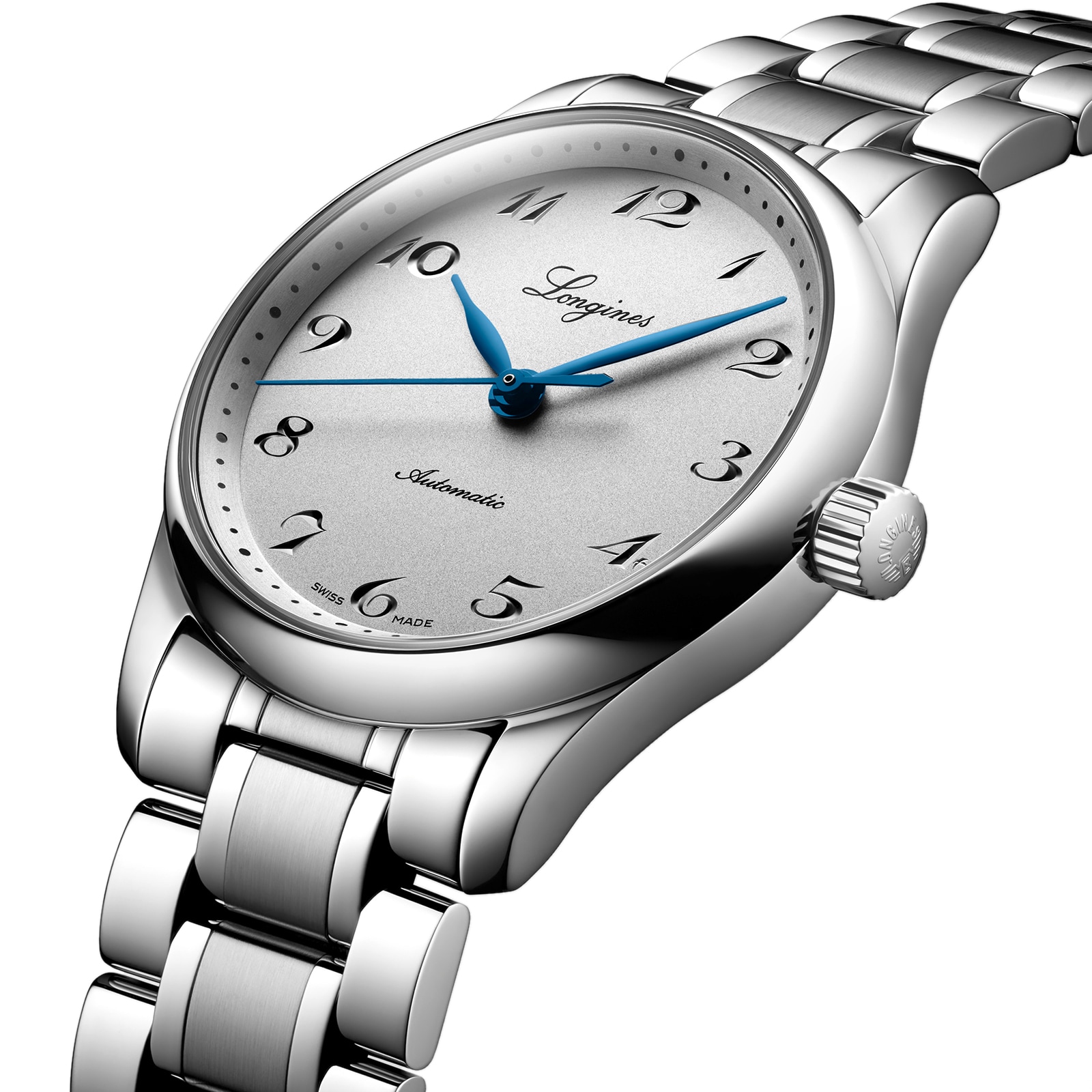 Longines Master Collection 34mm Ladies Watch Silver