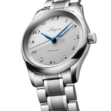 Longines Master Collection 34mm Ladies Watch Silver