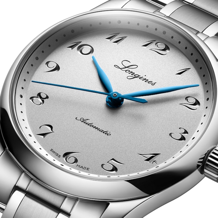 Longines Master Collection 34mm Ladies Watch Silver