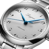 Longines Master Collection 34mm Ladies Watch Silver