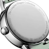 Longines Elegant Collection 30mm Ladies Watch Green Strap