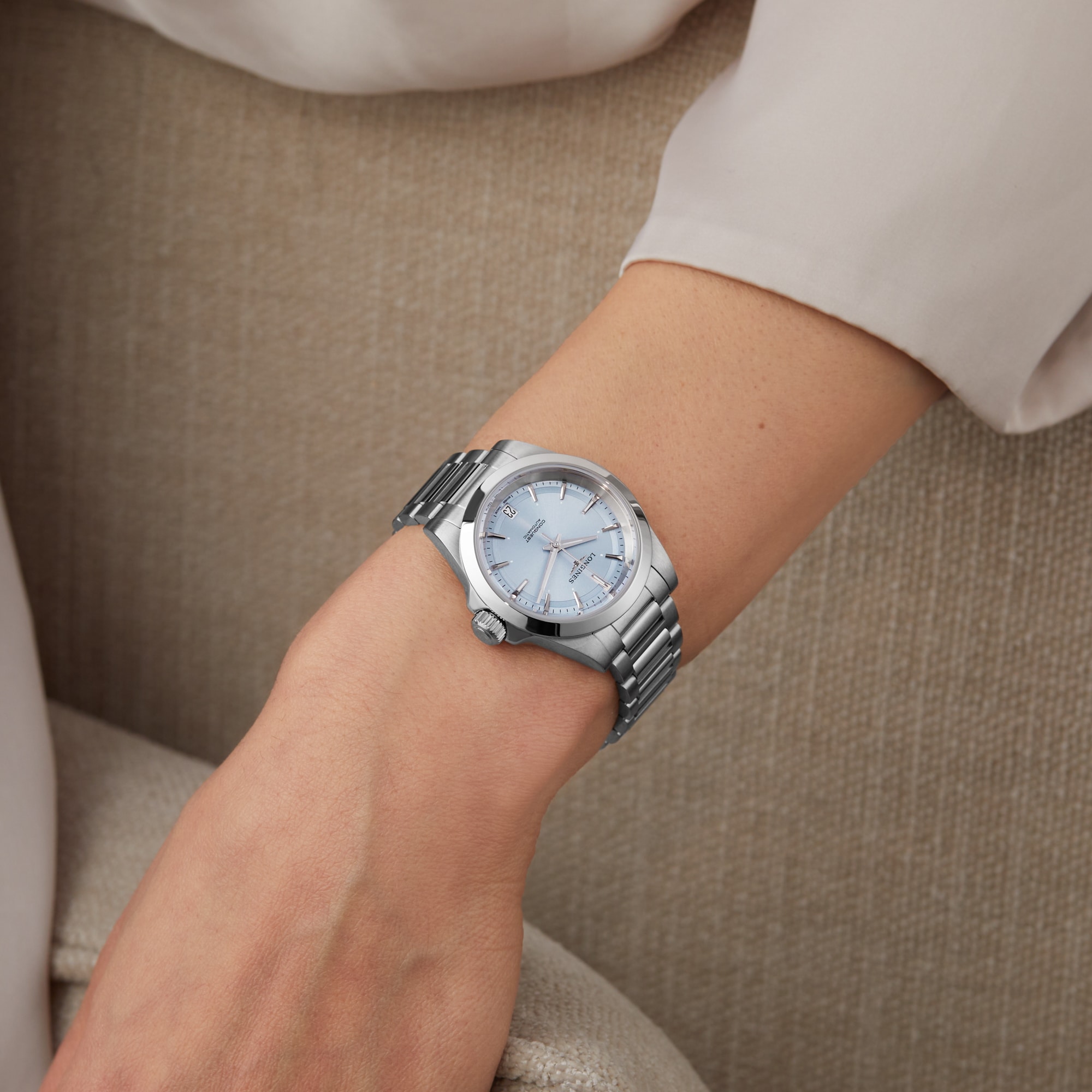 Longines Conquest 34mm Ladies Watch Blue Longines Conquest 34mm Ladies Watch Blue