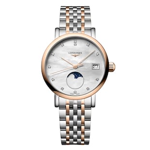 Longines Elegant Collection 30mm Ladies Watch Mother Of Pearl
