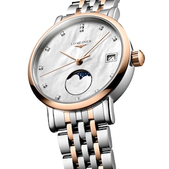 Longines Elegant Collection 30mm Ladies Watch Mother Of Pearl