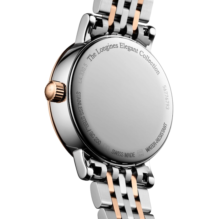 Longines Elegant Collection 30mm Ladies Watch Mother Of Pearl