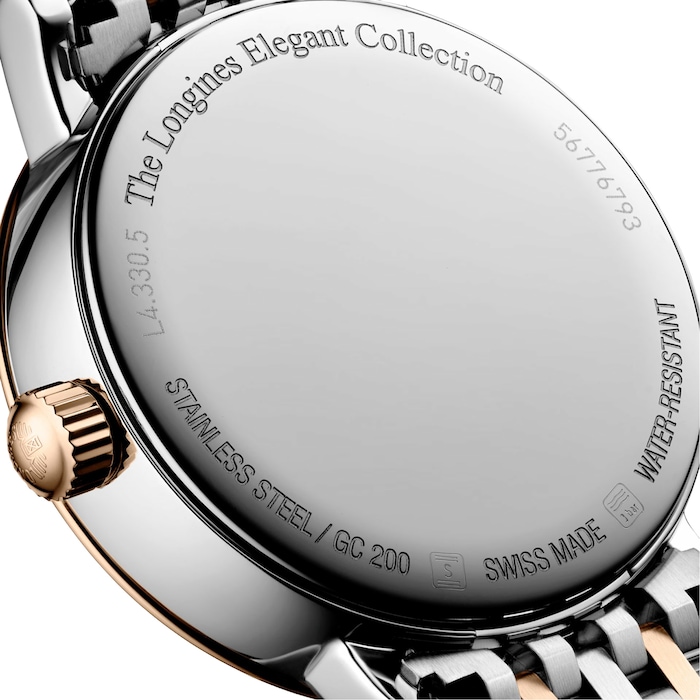 Longines Elegant Collection 30mm Ladies Watch Mother Of Pearl