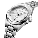 Longines Conquest 30mm Ladies Watch Mother Of Pearl