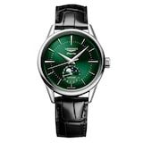 Longines Flagship Heritage Moonphase 38.5mm Mens Watch Green