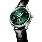 Longines Flagship Heritage Moonphase 38.5mm Mens Watch Green