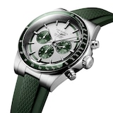 Longines Conquest 42mm Mens Watch Green Rubber Strap