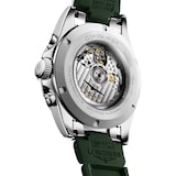 Longines Conquest 42mm Mens Watch Green Rubber Strap