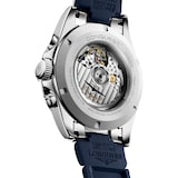 Longines Conquest 42mm Mens Watch Blue Rubber Strap