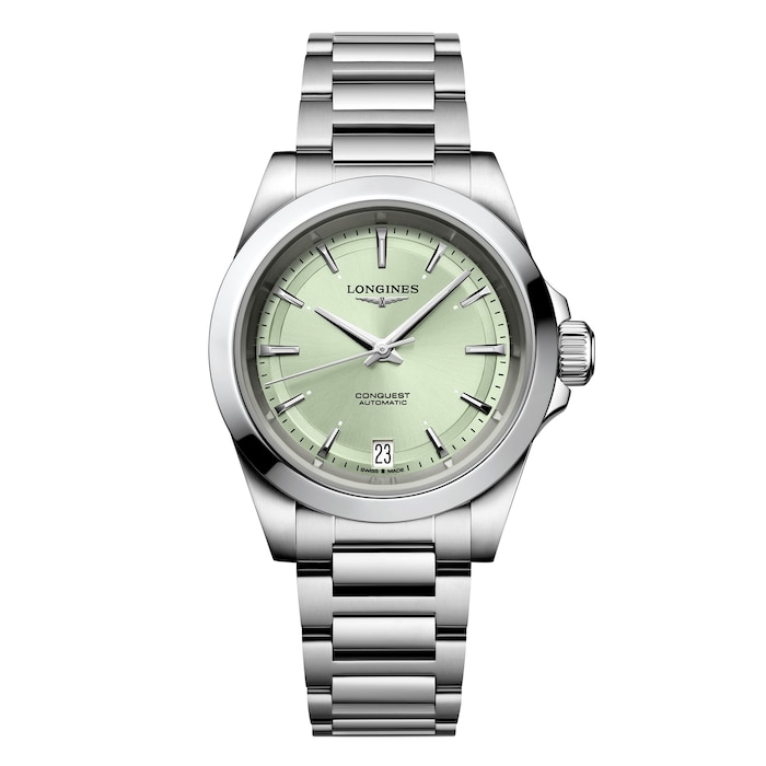 Longines Conquest 34mm Ladies Watch Green