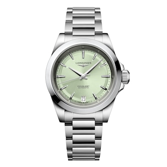 Longines Conquest 34mm Ladies Watch Green Longines Conquest 34mm Ladies Watch Green