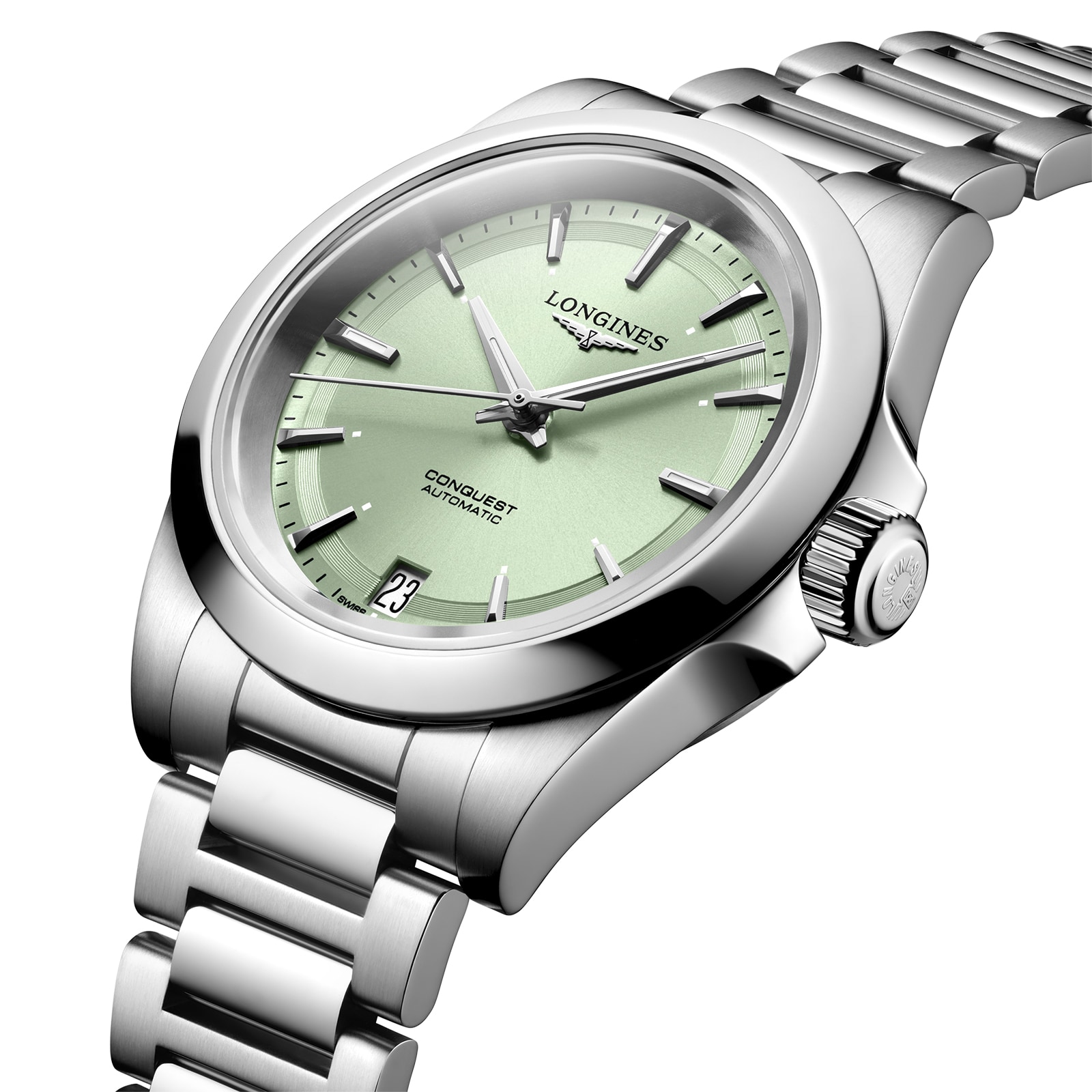 Longines Conquest 34mm Ladies Watch Green Longines Conquest 34mm Ladies Watch Green