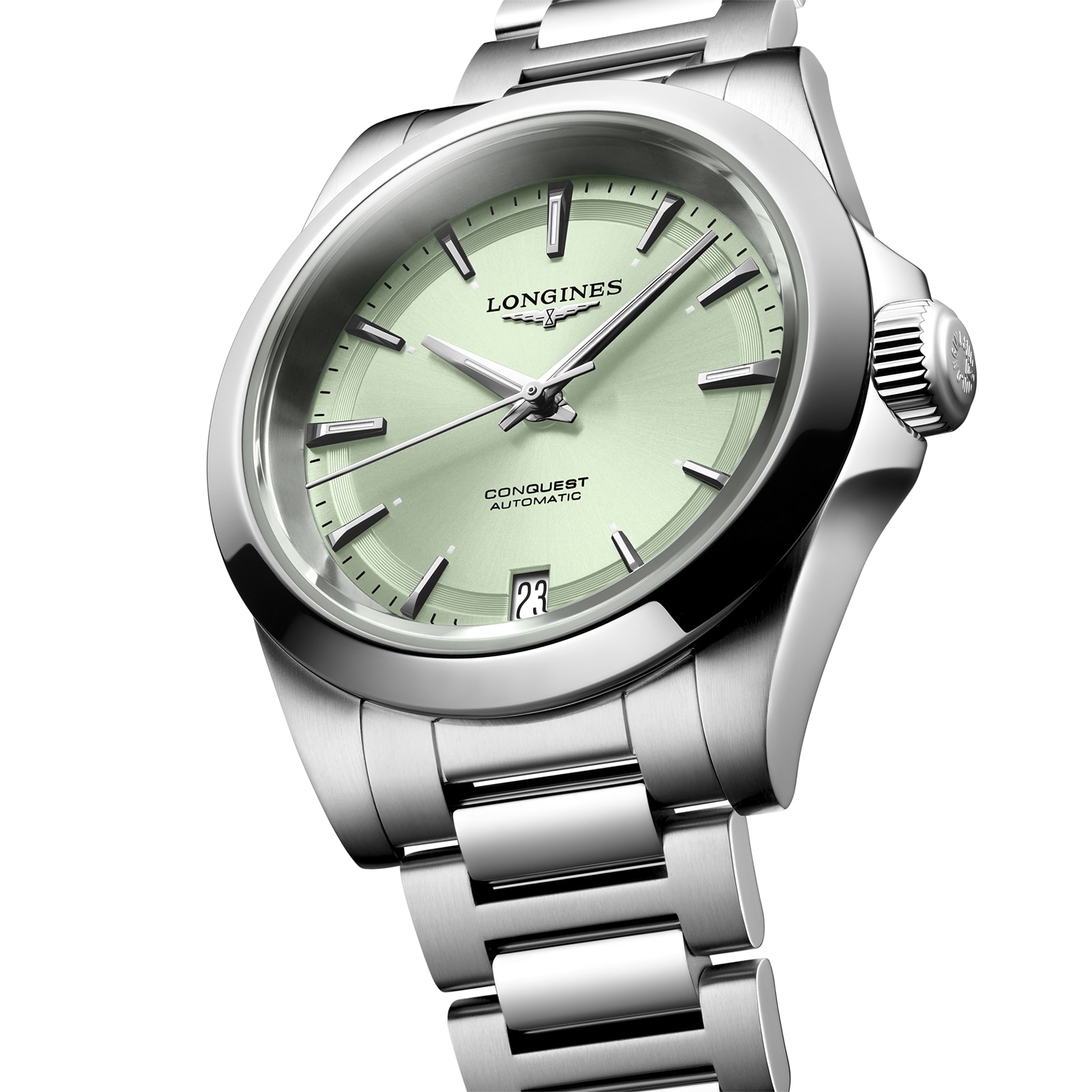 Longines Conquest 34mm Ladies Watch Green Longines Conquest 34mm Ladies Watch Green