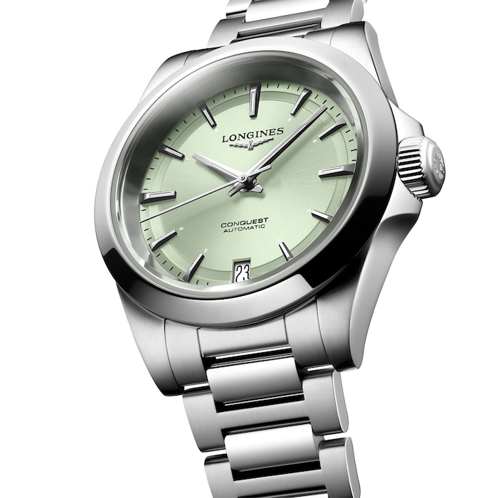 Longines Conquest 34mm Ladies Watch Green