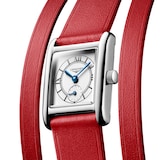 Longines Mini Dolcevita 21.5mm X 29mm Ladies Watch Red Strap