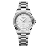 Longines Conquest 30mm Ladies Watch Mother Of Pearl