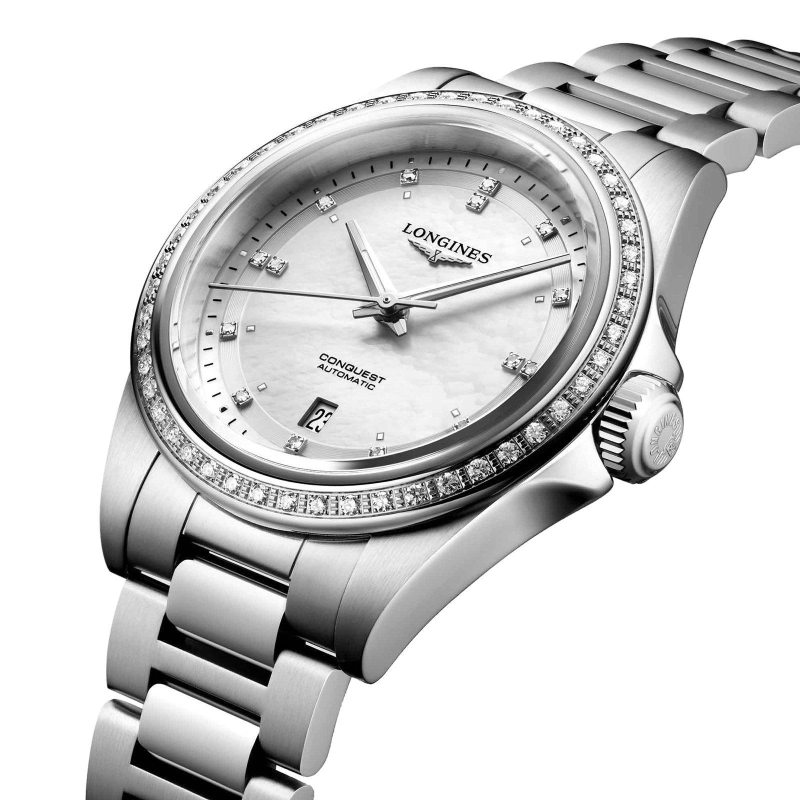 Longines Conquest 30mm Ladies Watch Mother Of Pearl Longines Conquest 30mm Ladies Watch Mother Of Pearl