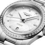 Longines Conquest 30mm Ladies Watch Mother Of Pearl