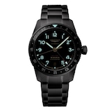 Longines Spirit Zulu Time 39mm Mens Watch Black