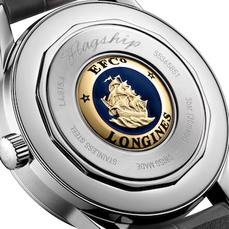 Longines Flagship Classic Heritage Moonphase 38.5mm Mens Watch Grey