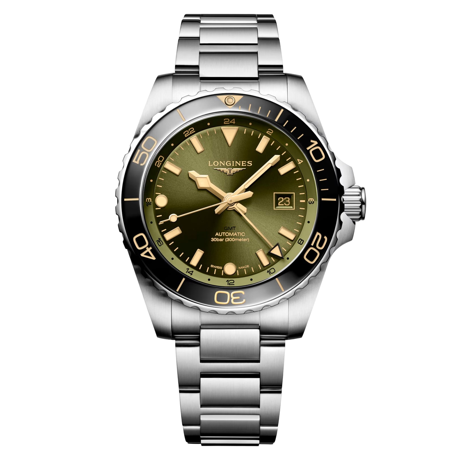 Longines Hydroconquest 43mm Mens Watch Green Longines Hydroconquest 43mm Mens Watch Green