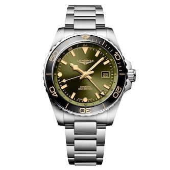 Longines Hydroconquest 43mm Mens Watch Green