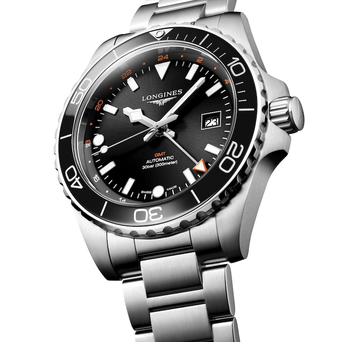 Longines Hydroconquest 43mm Mens Watch Black