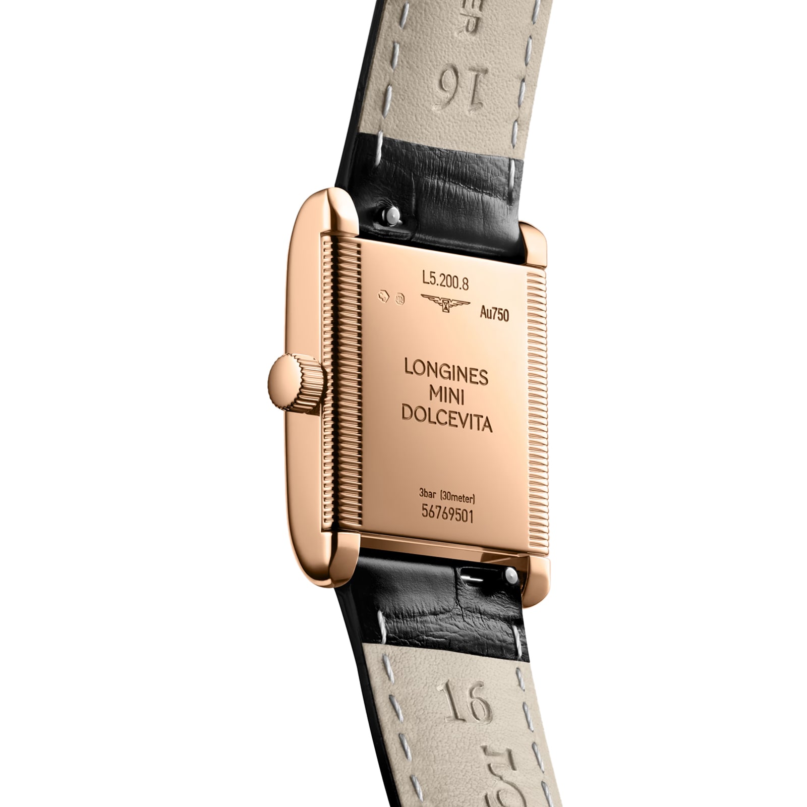 Longines Mini Dolcevita 21.5mm X 29mm Ladies Watch Silver Black Alligator Longines Mini Dolcevita 21.5mm X 29mm Ladies Watch Silver Black Alligator