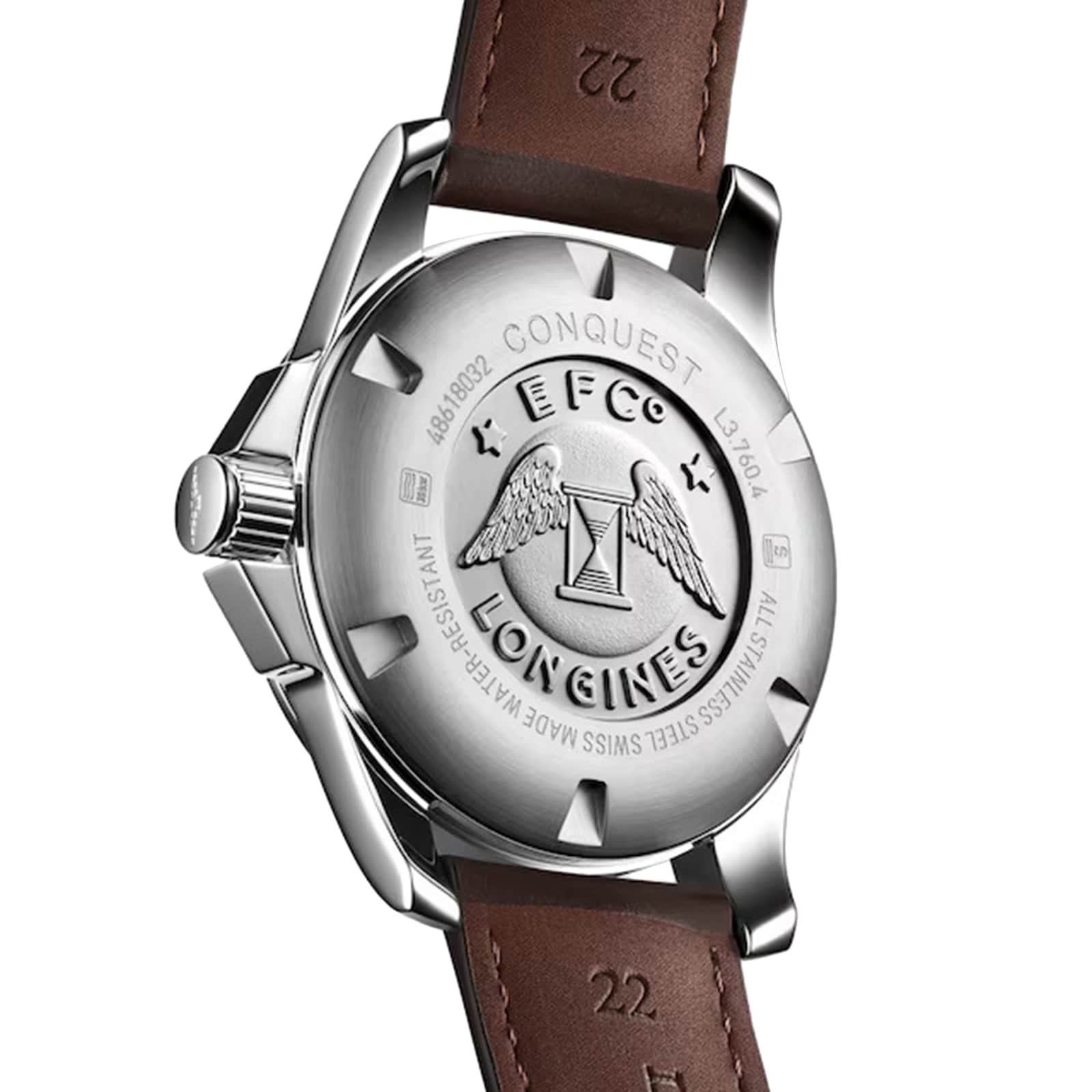 Longines Conquest 43mm Mens Watch Silver