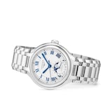 Longines PrimaLuna Automatic 34mm Ladies Watch Silver