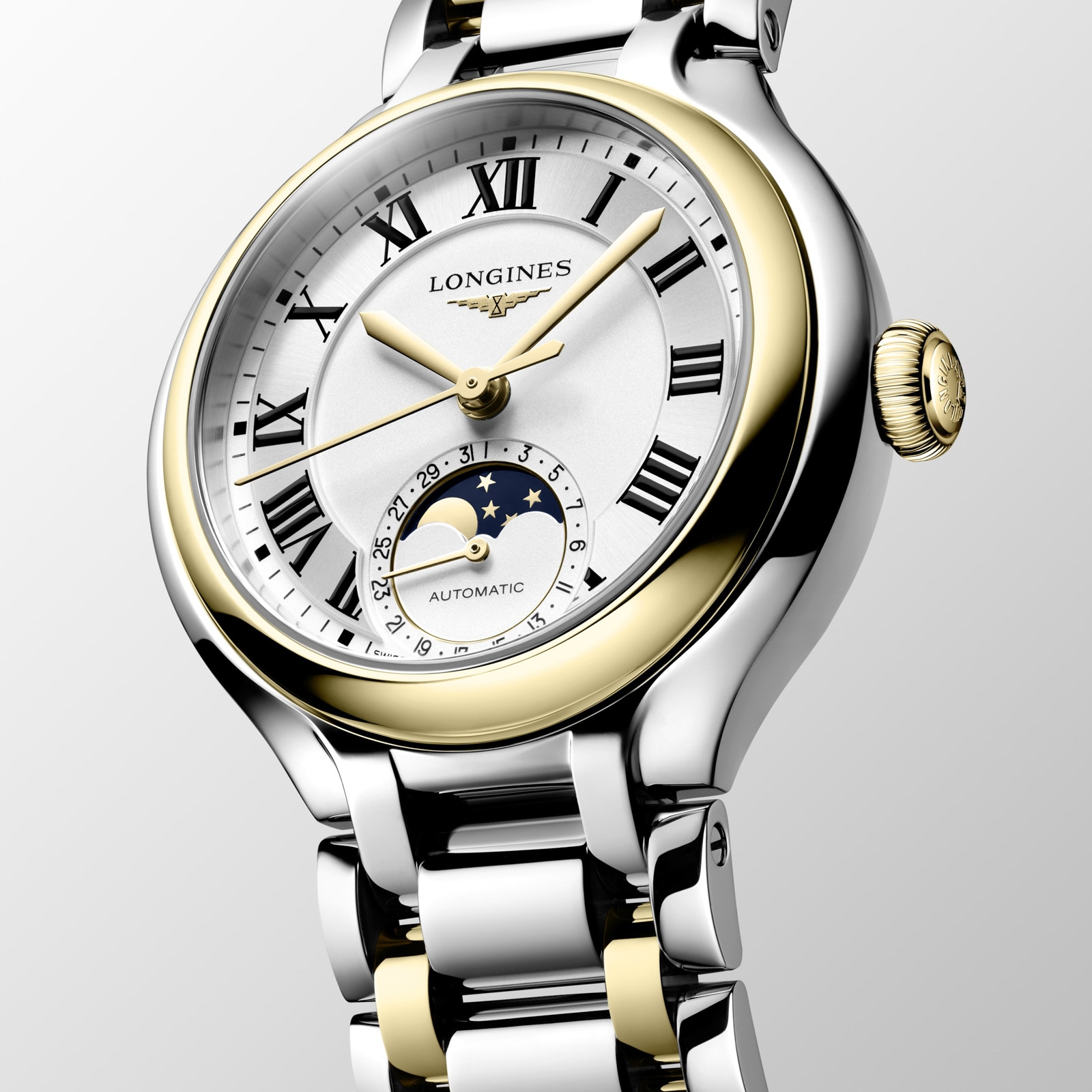 Longines PrimaLuna Moonphase 34mm Ladies Watch Yellow Gold Longines PrimaLuna Moonphase 34mm Ladies Watch Yellow Gold