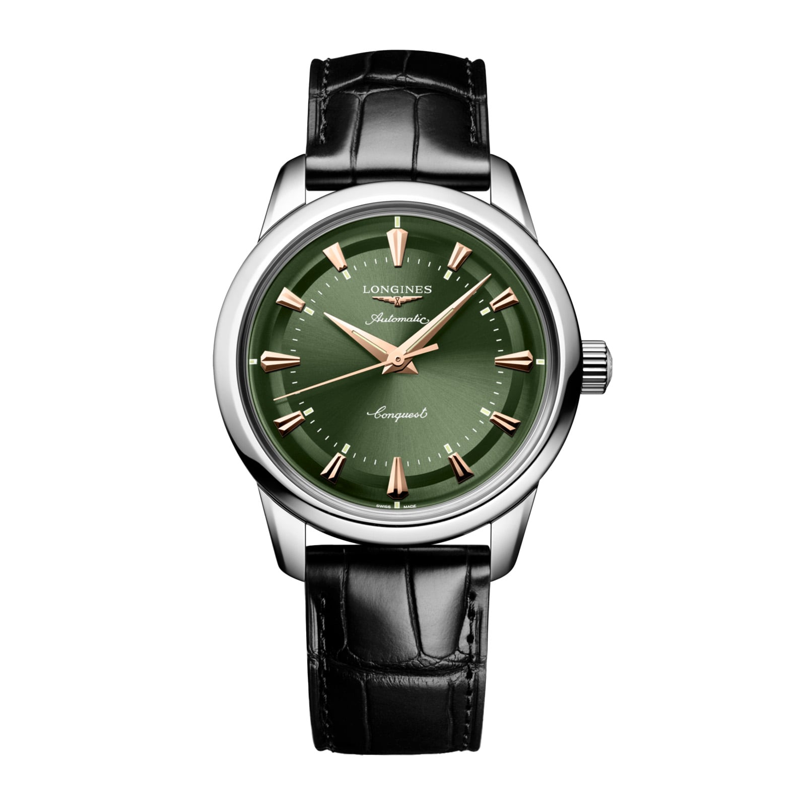 Conquest Heritage 38mm Mens Watch Green