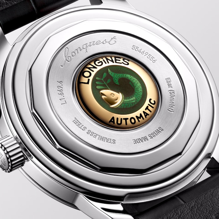 Longines Conquest Heritage 38mm Mens Watch Green