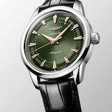 Longines Conquest Heritage 38mm Mens Watch Green