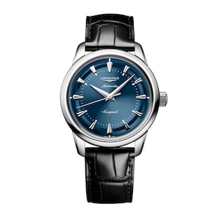 Longines Conquest Heritage 38mm Mens Watch Blue