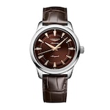Longines Conquest Heritage 38mm Mens Watch Brown