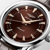 Longines Conquest Heritage 38mm Mens Watch Brown