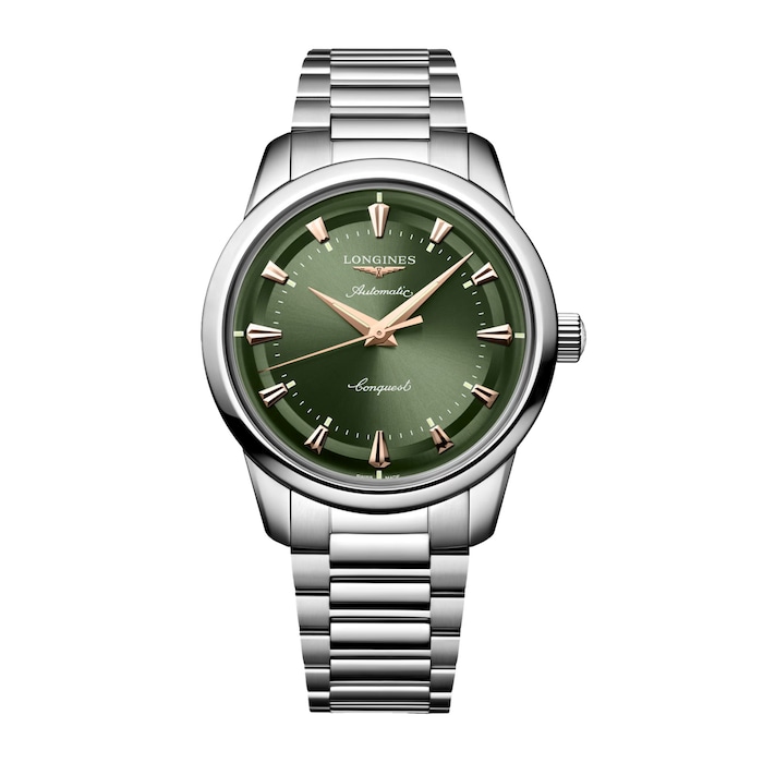 Longines Conquest Heritage 40mm Mens Watch Green