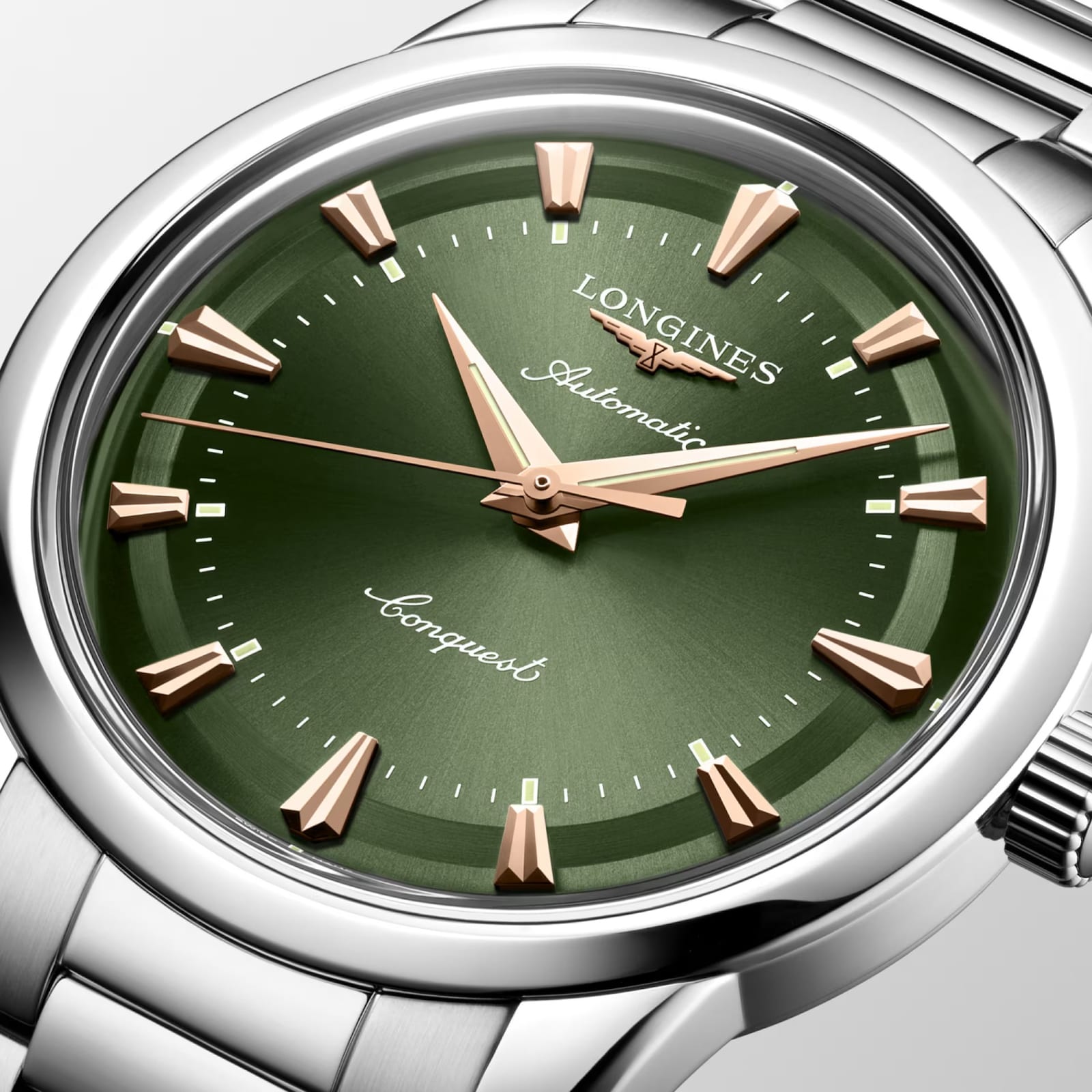 Longines Conquest Heritage 40mm Mens Watch Green