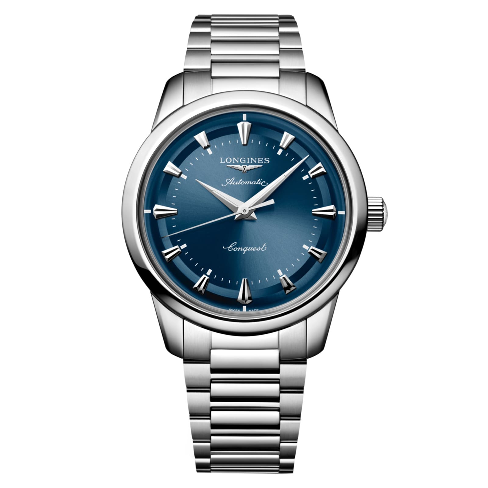 Longines Conquest Heritage 40mm Mens Watch Blue Longines Conquest Heritage 40mm Mens Watch Blue