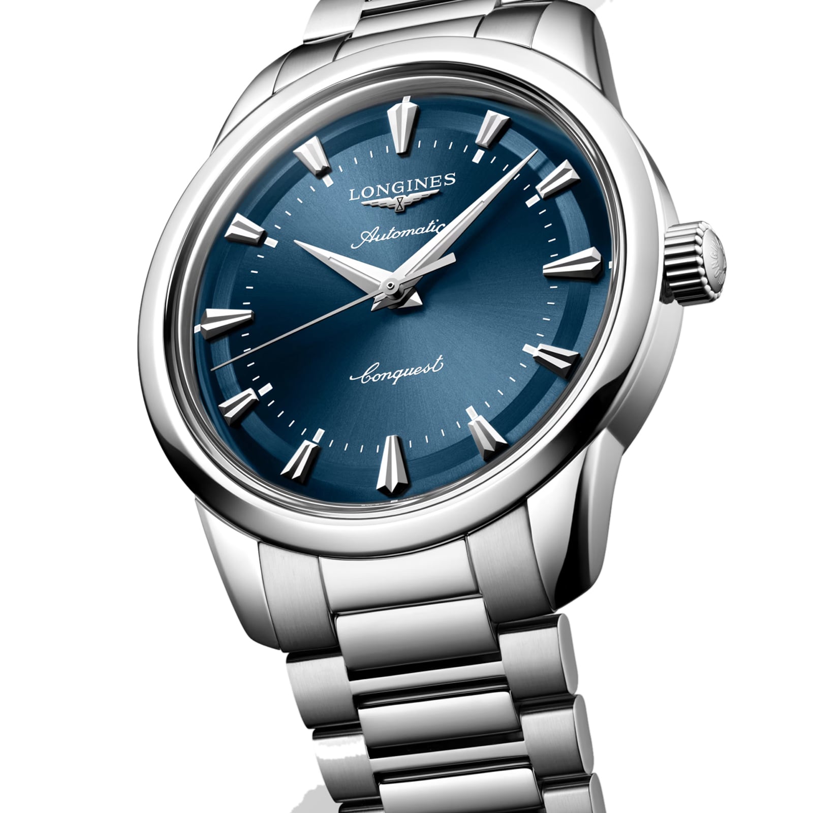 Longines Conquest Heritage 40mm Mens Watch Blue