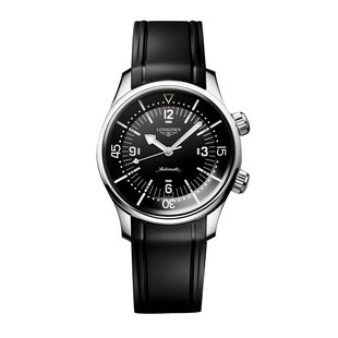 Longines Legend Diver 39mm Mens Watch Black