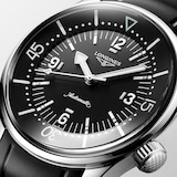 Longines Legend Diver 39mm Mens Watch Black