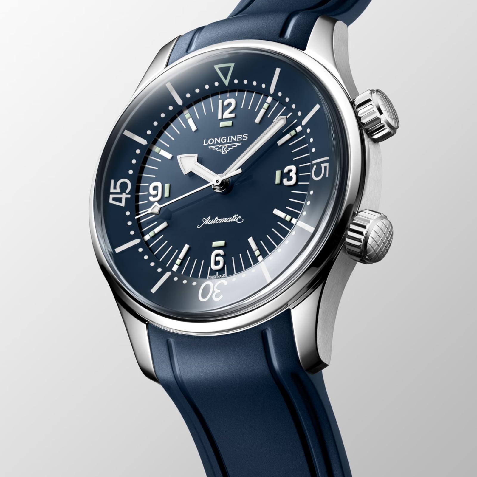 Longines Legend Diver 39mm Mens Watch Blue Longines Legend Diver 39mm Mens Watch Blue