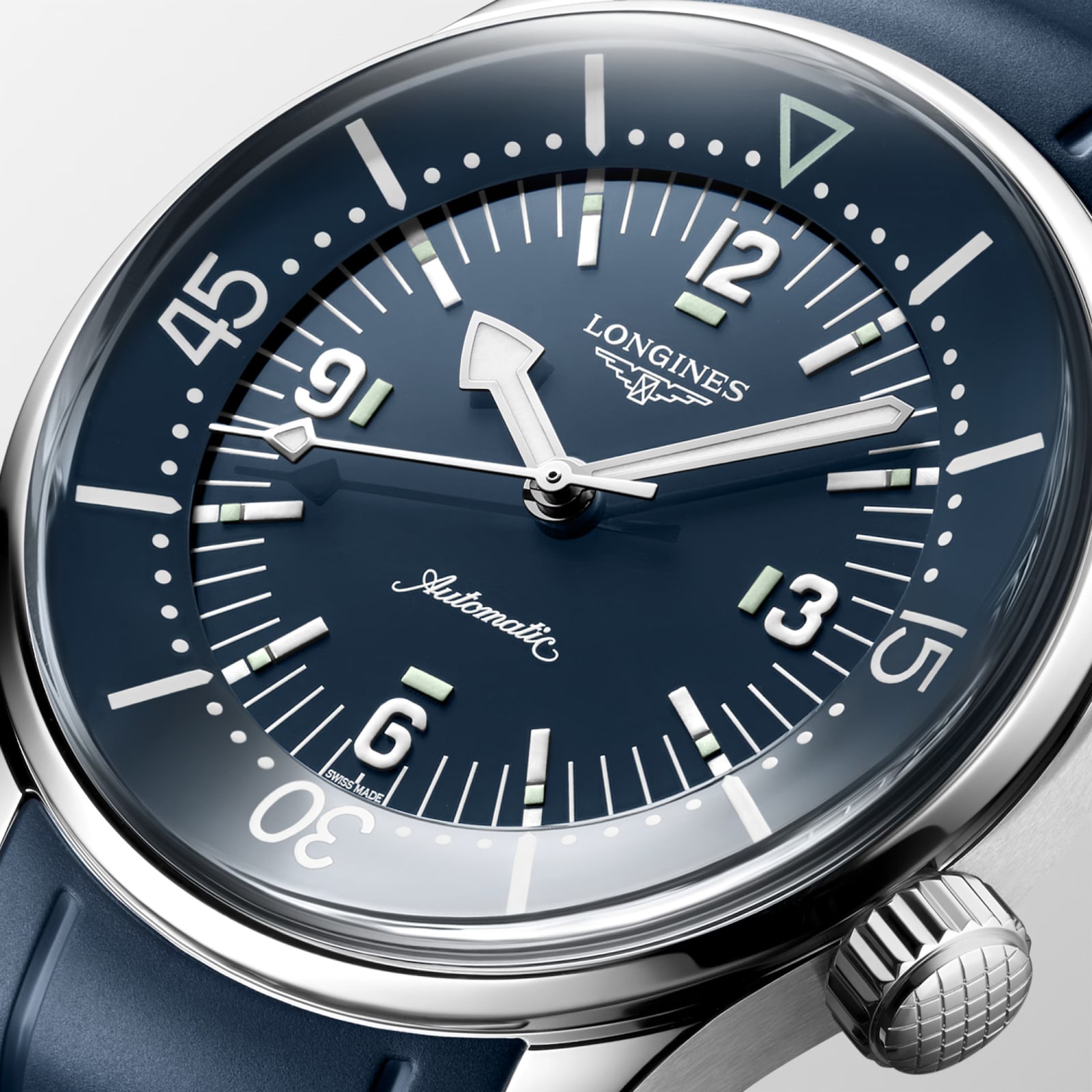 Longines Legend Diver 39mm Mens Watch Blue Longines Legend Diver 39mm Mens Watch Blue